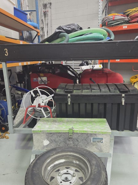 Trailer - 4000psi Hot Water Blaster (Electric Carousel 5