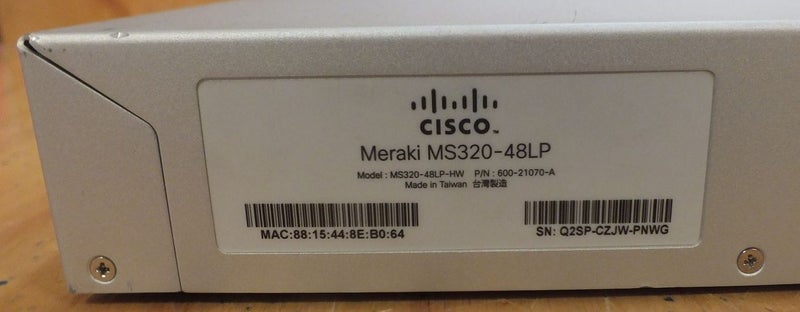 CISCO MERAKI MS320-48LP GIGABIT SWITCH Carousel 4