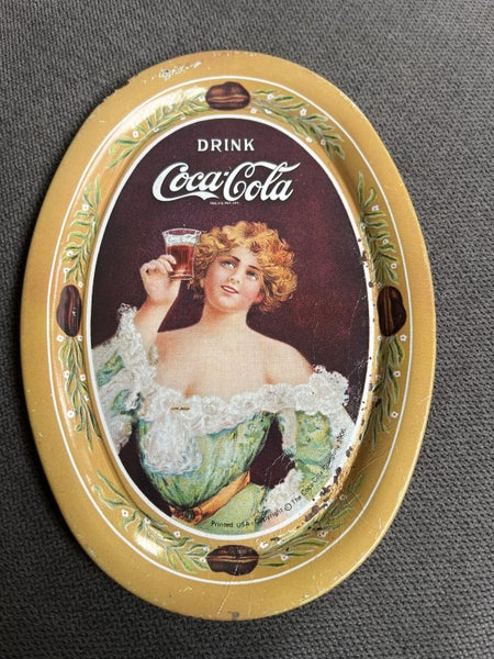Vintage Coca-Cola Decorative Plate – Printed USA Carousel 1