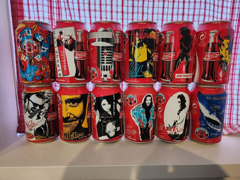 Coca cola 1980 German Rock Stars Set Carousel 1