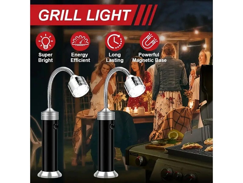 Barbecue Grill Light - 360° Flexible LED Flashlight with Magnetic Base Carousel 6