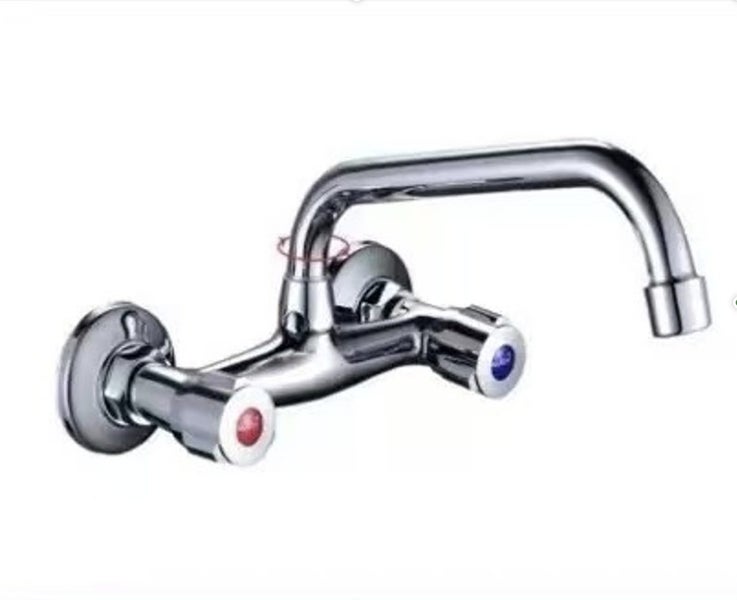 2 hole wall-mounted washbasin mixer 2015 Carousel 1
