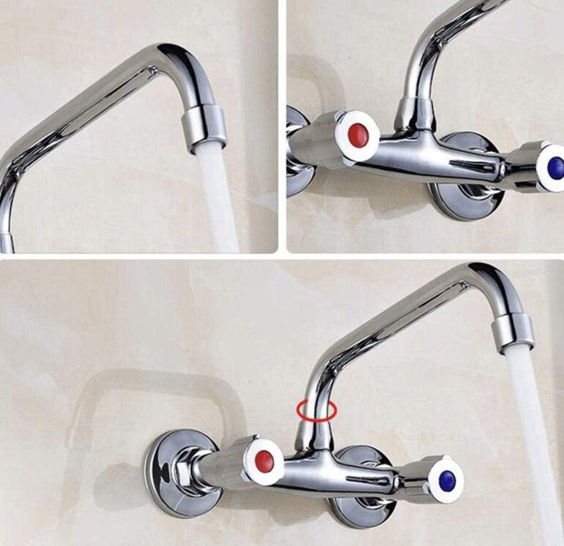 2 hole wall-mounted washbasin mixer 2015 Carousel 4