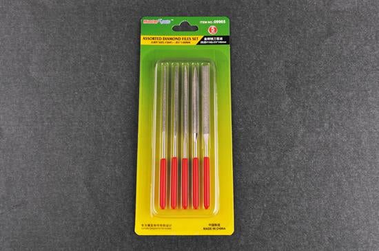 Master Tools 5 pc Assorted Diamond FilesSet, grit 150, 0.3x140 mm Carousel 1
