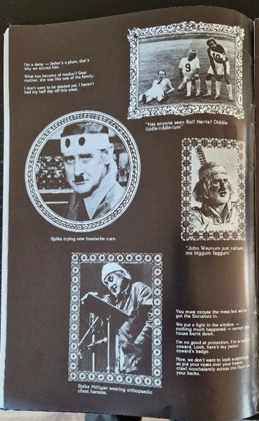 Spike Milligan Concert Programme February 1980 Price Reduced! Carousel 2