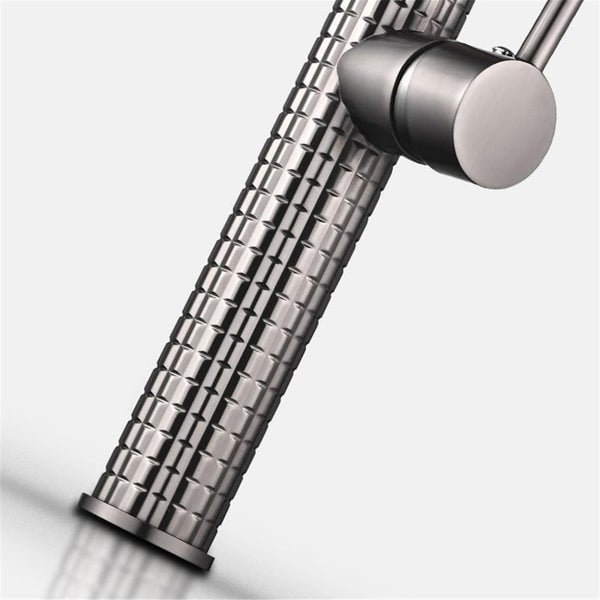 Carved Spring Neck Pull Out Kitchen Sink Mixer Tap Brass 4 Colors Carousel 2