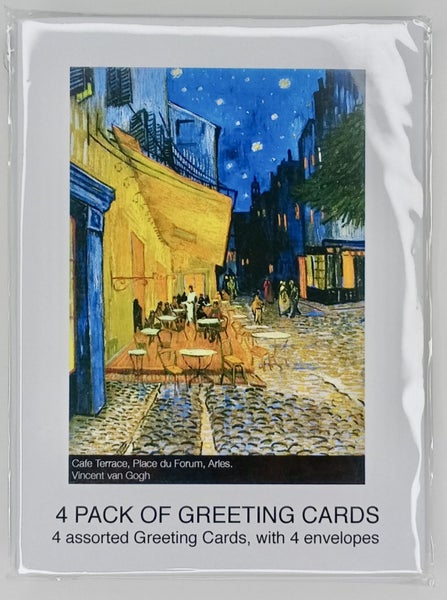 Vincent Van Gogh Art - 4 Blank Greeting Cards & Envelopes64209654762882110
