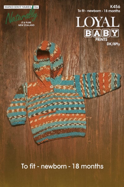 Naturally Loyal Prints Hooded Jumper Pattern 8ply - New Carousel 1