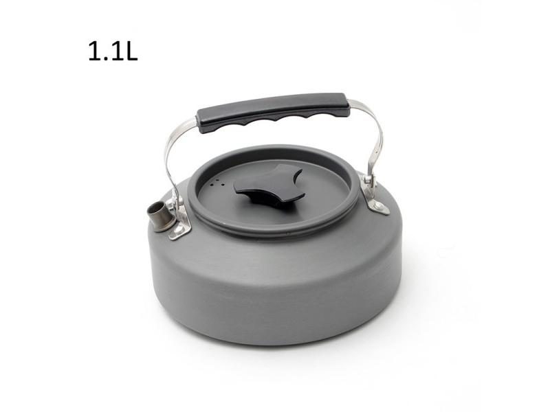 1.1/1.6L Outdoor Kettle Aluminum Alloy Pot For Hiking Camping Carousel 1