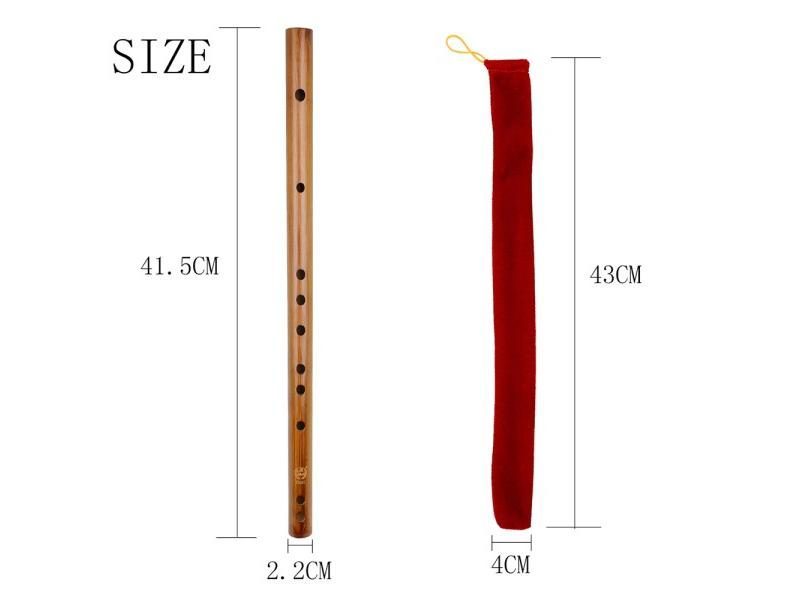 Piccolo Traditional Chinese Woodwind Instrument Classical Bamboo Flute Carousel 1