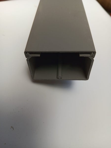 Trunking Solid 40mm High x 60mm Wide Length 2 metres Grey PVC. Carousel 1