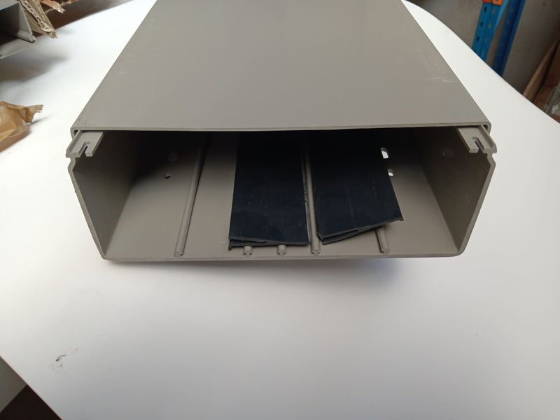Trunking Solid 80mm High x 210mm Wide Length 2 metres PVC. Carousel 1