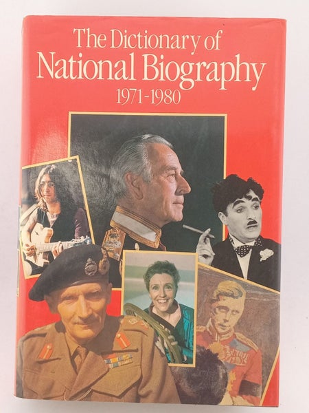 The Dictionary of National Biography: 9th Supplement: 1971-1980 by Lord Blake...64204553219074110