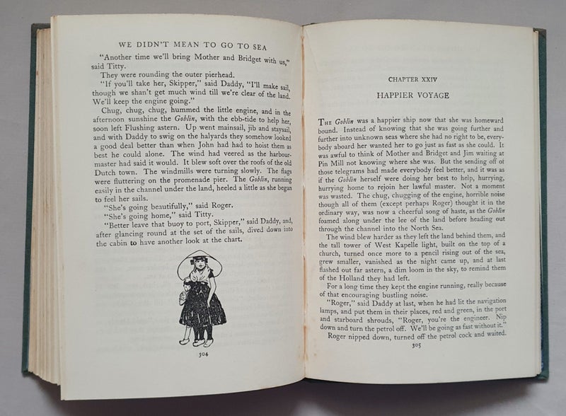 Arthur Ransome: WE DIDN'T MEAN to go SEA (1965, hbk) Carousel 8