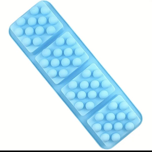 Silicone Mould - 4 cubes (blue) Carousel 2