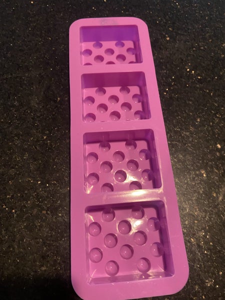 Silicone Mould - 4 cubes (purple) Carousel 2