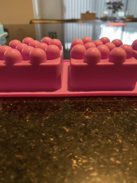 Silicone Mould - 4 cubes (purple) Carousel 3
