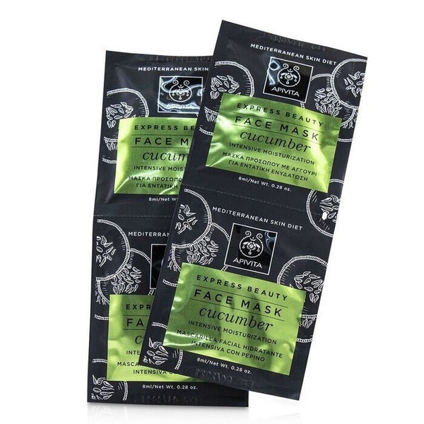 Apivita Express Beauty Face Mask with Cucumber (Intensive Moisturization) 6x(... Carousel 1