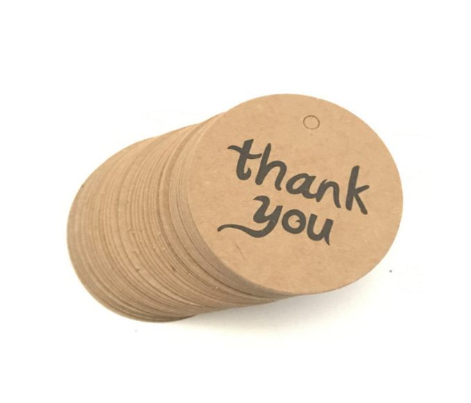 Kraft Paper Gift Tags Wish Bottles Wedding Craft Packing Label 100PCS Carousel 1