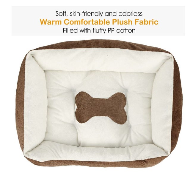 Dog Bed Calming Bed Sleeping Comfy Cave Washable Mat L Carousel 3