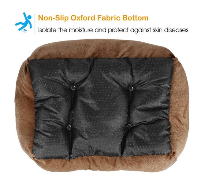 Dog Bed Calming Bed Sleeping Comfy Cave Washable Mat L Carousel 2