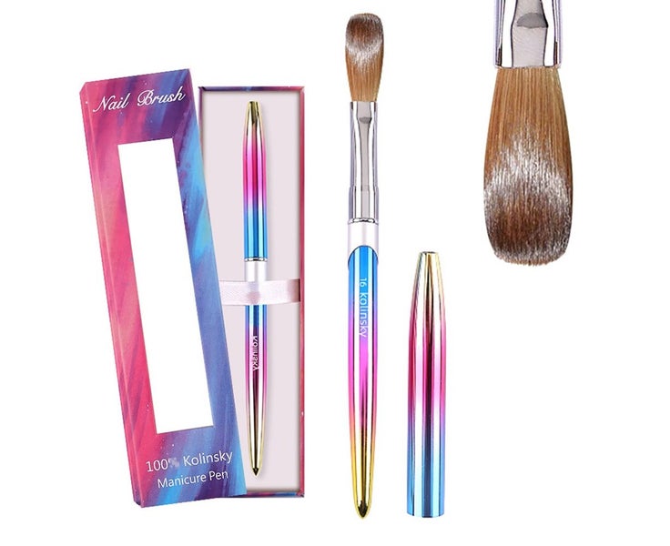 Nail Art Brush-Kolinsky Nail Brushes for Acrylic Application, Acrylic Powder Carousel 1
