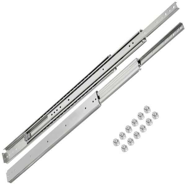 Drawer Slide Soft Close Drawer 1Pair 40" Ball Bearing Full Extension 500Lb Carousel 1