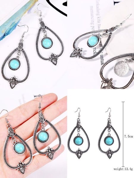 Boho Earrings Set 9 Pair Carousel 2