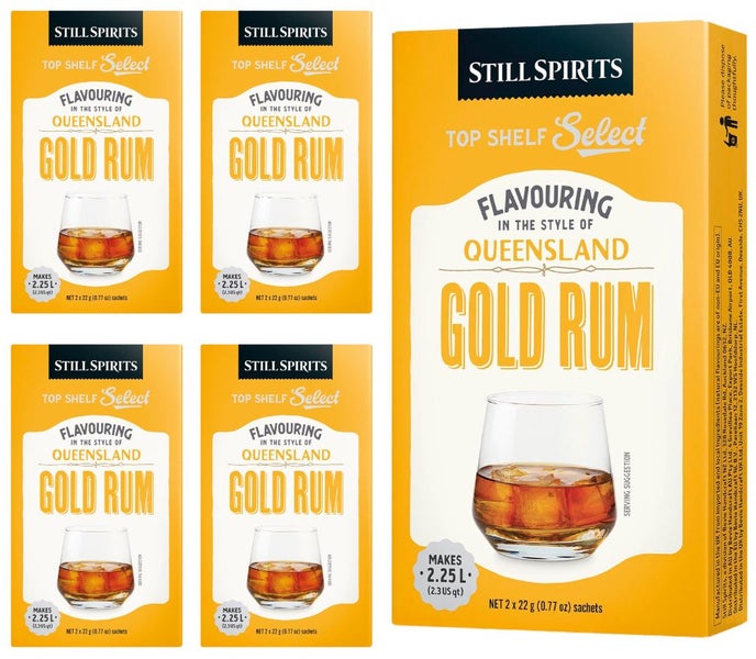 Still Spirits Top Shelf Select Queensland Gold Rum Essence 5 PK Brew Distilling Carousel 1