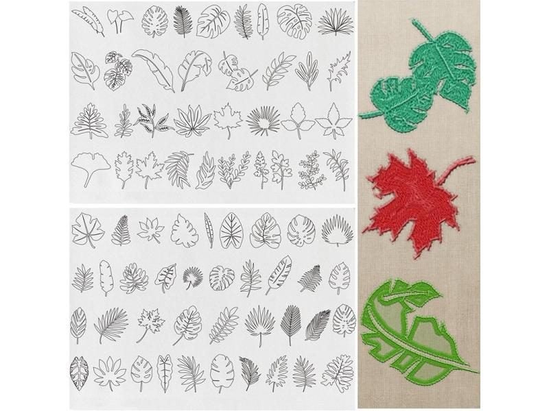 2pc Water Soluble Stabilizer Embroidery Stick And Stitch Embroidery Paper Tear Carousel 1