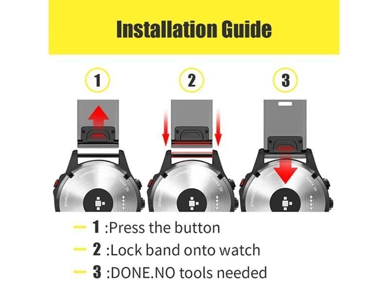 Garmin Fenix Strap for 7S Pro 6S Pro 5S Plus Carousel 2