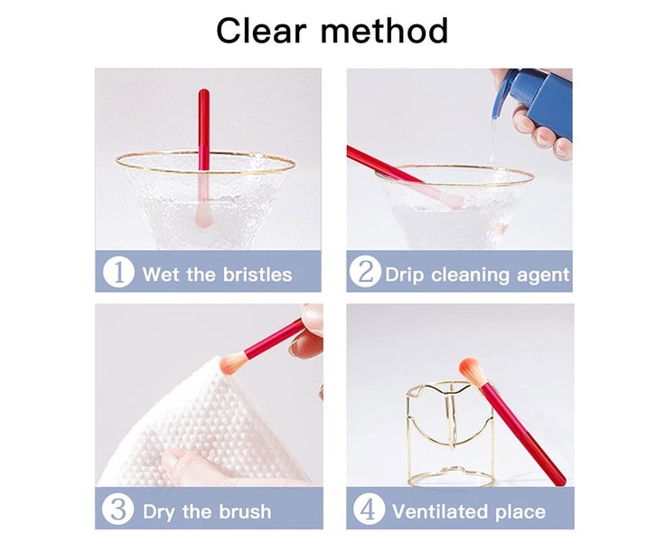 8 in 1 Travel Loose Powder Brush, Angled Brush, Eyeshadow Brush, Beauty Spong Carousel 5