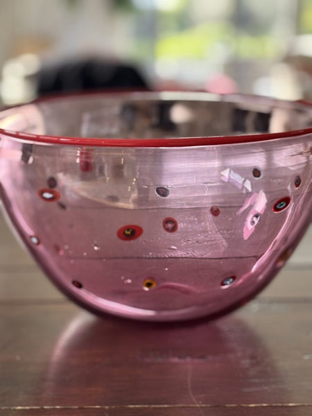 Original Gary Nash Art Glass Bowl ('01) Carousel 1