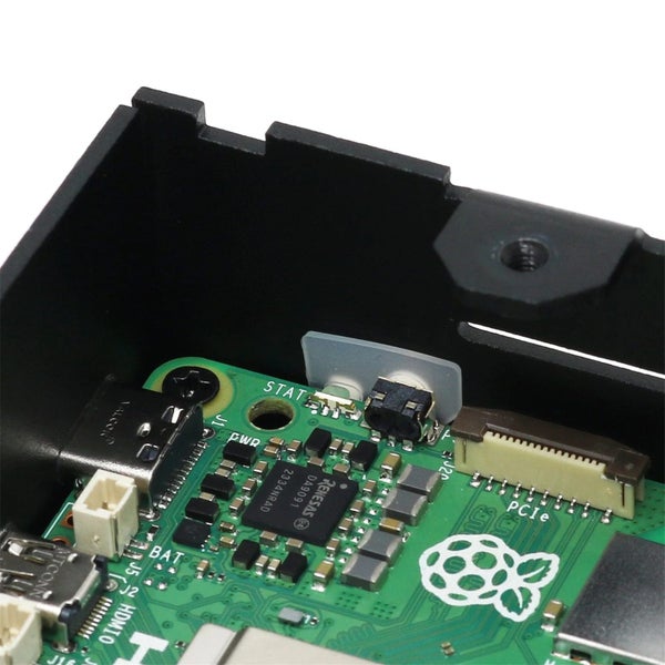 Raspberry Pi Aluminium Case Cool Kit Pack Black with 75mm VESA Mount for Carousel 8