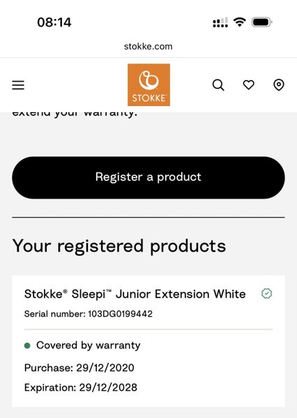 Stokke Sleepi Bed + Junior Extension | Complete Set | Warranty 202863616686531971111
