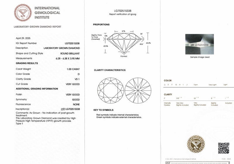 $1 RES ~ $1480 Retail Value * 1.00ct White Diamond Round Brilliant Cut VS1 Carousel 9