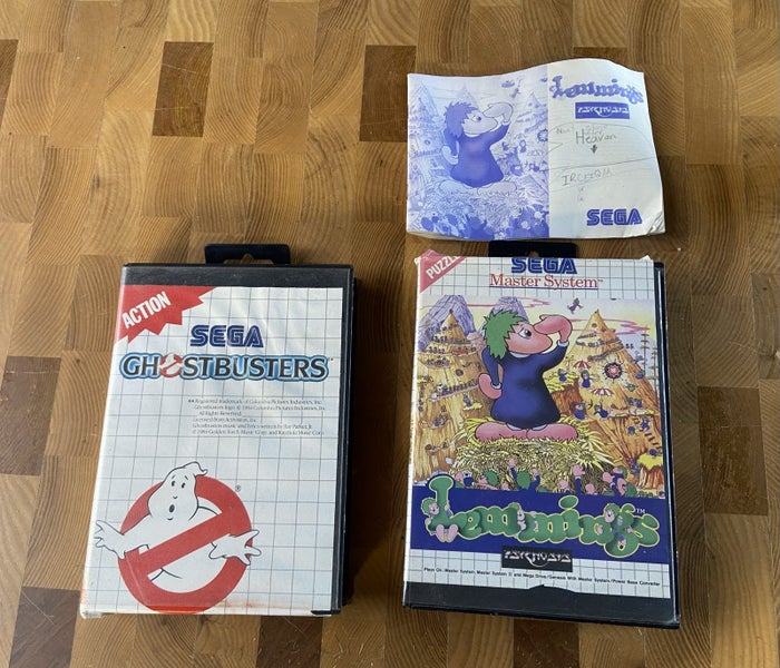 Sega Master System – Ghostbusters & Lemmings Carousel 1