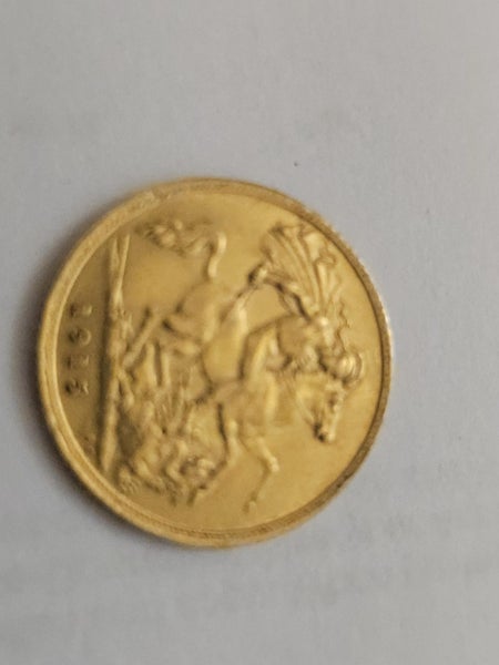 1915 King George V gold sovereign Carousel 2