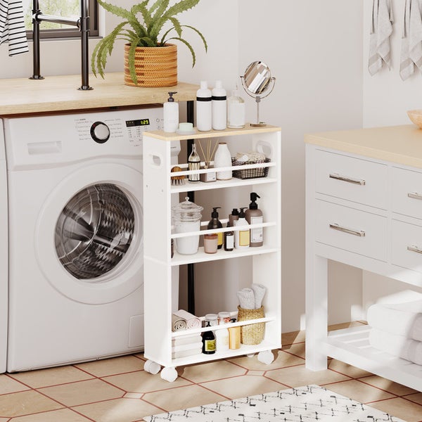 Slim Kitchen Rolling Cart Carousel 2