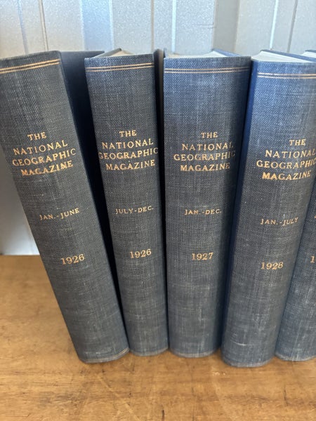 Bounded National Geographic Magazine’s 1926 - 1933 Box Lot 1310 Carousel 2