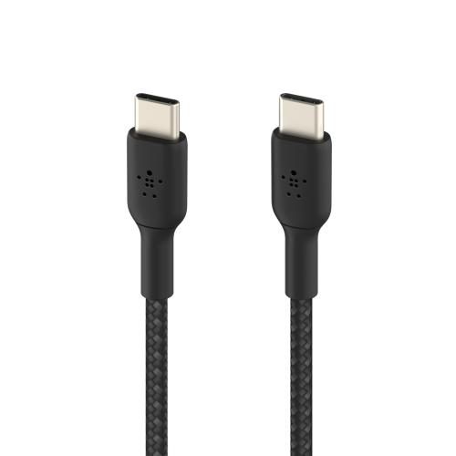 Belkin BoostCharge Braided USB-C Cable - 15cm - Black [CAB004bt0MBK] Carousel 1