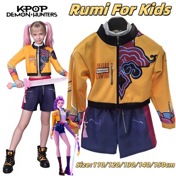 K-Pop Rumi Zoey Mira Demon Hunters Cosplay Costume for Girl Halloween Carousel 2