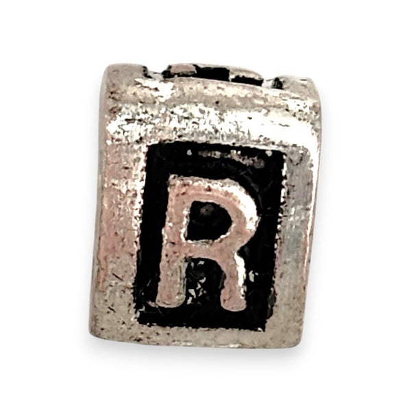 NZGD | Pandora Sterling Silver Bead Charm - Letter "R" Carousel 1