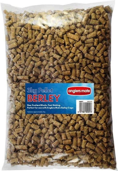 Anglers Mate Berley Pellets 3kg Carousel 1