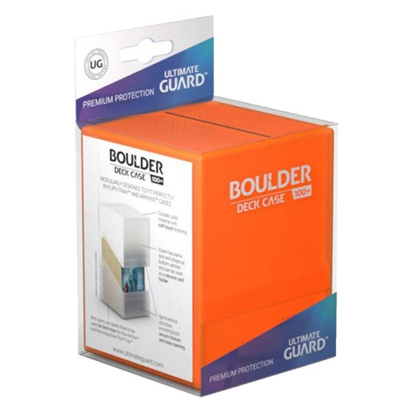 Ultimate Guard Boulder Deck Case 100+ Standard Size Poppy Topaz Deck Box Carousel 1