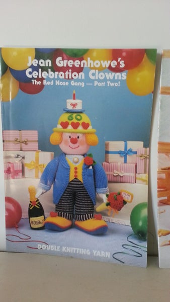 JEAN GREEHOWES CELEBRATION CLOWNS KNITTIN PATTERN BOOK Carousel 1