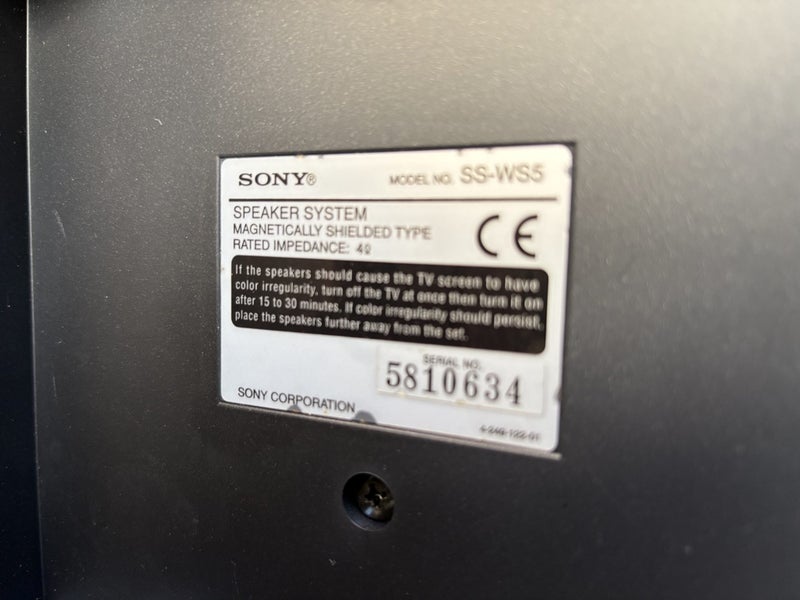 Old Sony Home Theatre (CL866) Carousel 7