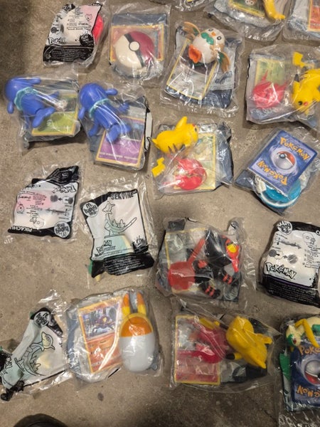 bulk McDonald's Pokémon toys with Pokémon cards 44 total old vintage!!! Carousel 2