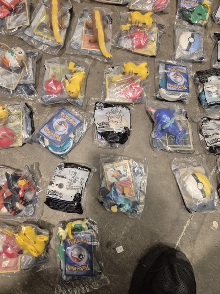 bulk McDonald's Pokémon toys with Pokémon cards 44 total old vintage!!! Carousel 9