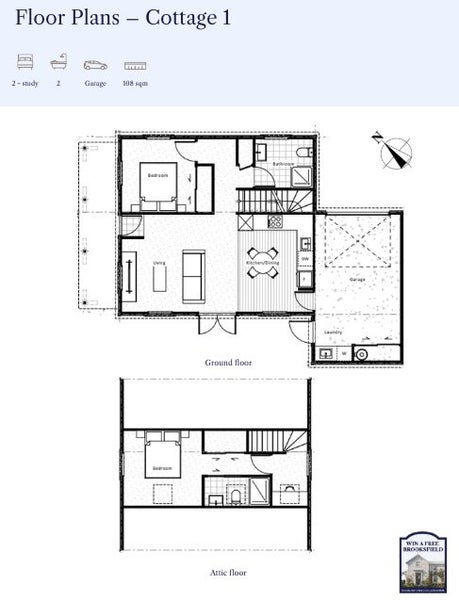Three Cottage Orné Homes, Bedroom on Ground Floor63614269560195113